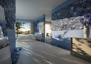 indoor tile / wall / agate / polished