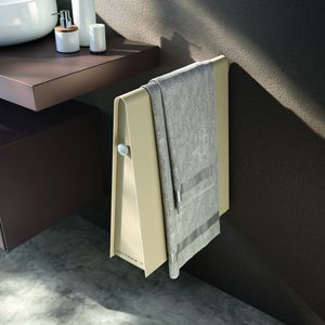 electric towel radiator / metal / contemporary / bathroom
