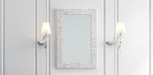 wall-mounted mirror / traditional / rectangular / oval
