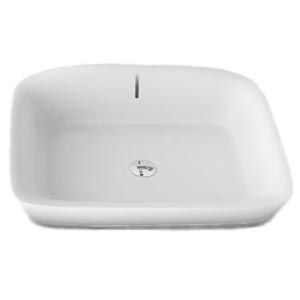 countertop washbasin / rectangular / contemporary