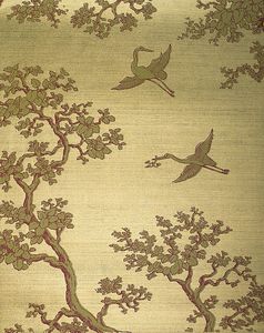 traditional wallpaper / polyester / nature pattern