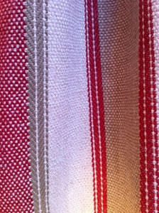 upholstery fabric / striped / jute