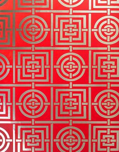 traditional wallpaper / geometric