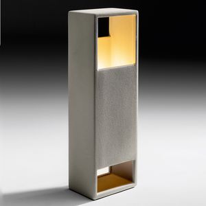 table lamp / contemporary / ceramic / white