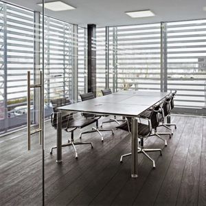 contemporary boardroom table / wooden / rectangular