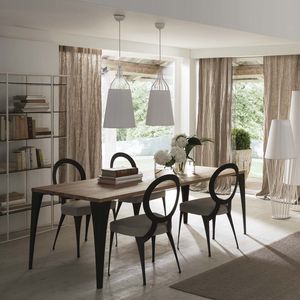pendant lamp / contemporary / steel