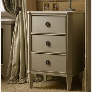 bedside table / Gustavian style / solid wood / painted wood