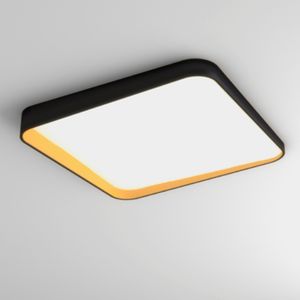 contemporary ceiling light / round / square / metal