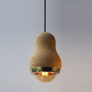 pendant lamp / contemporary / cork / LED