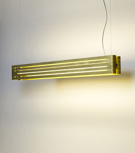 contemporary wall light / metal / LED / rectangular