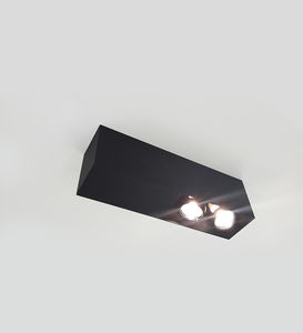 contemporary ceiling light / rectangular / aluminum / LED