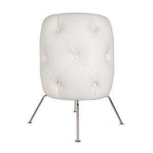 floor lamp / contemporary / leather / metal