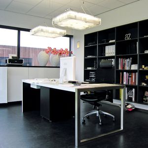 pendant lamp / contemporary / fabric / metal