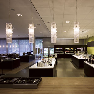 pendant lamp / contemporary / glass / metal