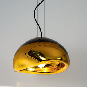 pendant lamp / contemporary / aluminum / glass