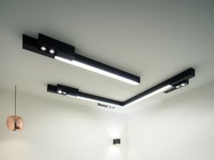 hanging light fixture / surface-mounted / LED / linear