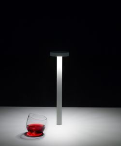 table lamp / original design / metal / methacrylate
