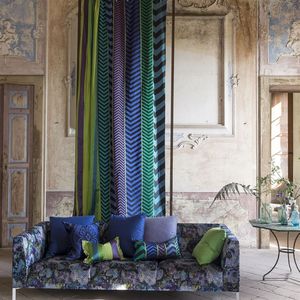 upholstery fabric / for curtains / patterned / cotton