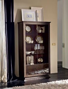 contemporary display case / wooden