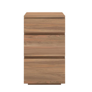 contemporary bathroom cabinet / teak
