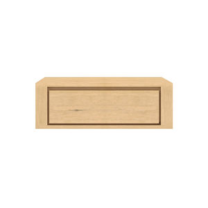 contemporary bathroom cabinet / oak / wall-mounted