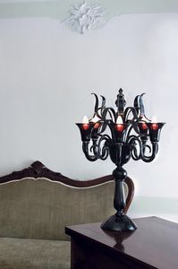 table lamp / classic / Murano glass / handmade