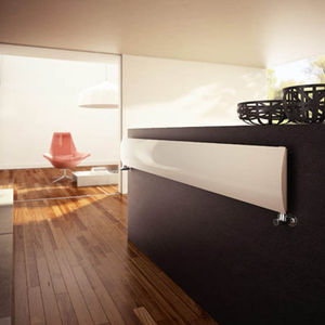 hot water radiator / rectangular / aluminum / wall-mounted
