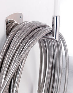 hot water radiator / stainless steel / original design / round