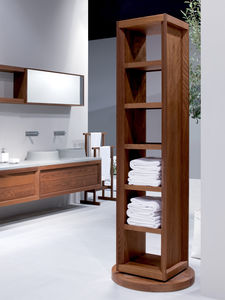 contemporary shelf / ash / bathroom