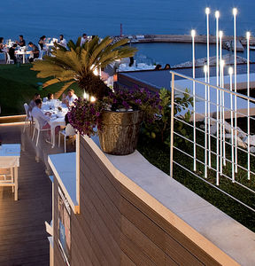 floor-standing lamp / contemporary / outdoor / thermoplastic