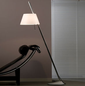 floor-standing lamp / original design / aluminum / height-adjustable