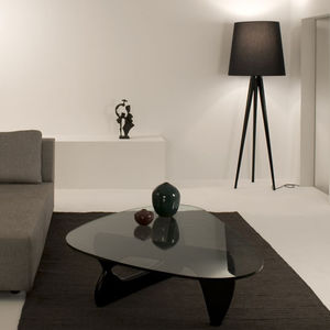 floor-standing lamp / contemporary / fabric / tripod