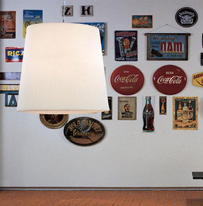 pendant lamp / contemporary / polyethylene / white
