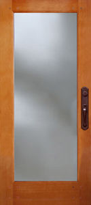 swing French door / wooden