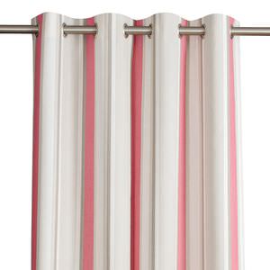 striped curtain / eyelet / cotton