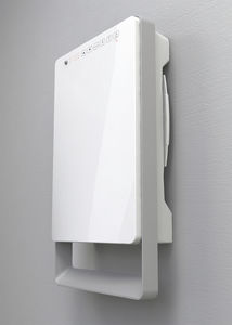 electric towel radiator / metal / contemporary / vertical