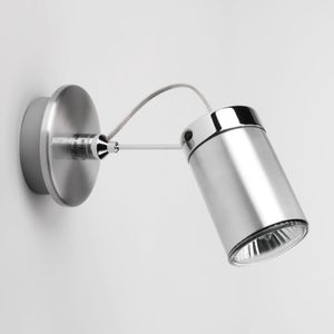 contemporary wall light / bathroom / aluminum / halogen