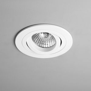 recessed ceiling spotlight / indoor / halogen / round