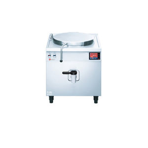 electric boiling pan / floor-mounted / commercial