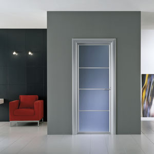 interior door / swing / laminate / lacquered