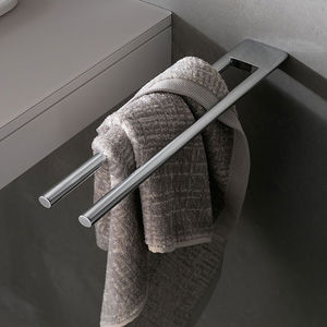 1-bar towel rack / 2-bar / wall-mounted / metal