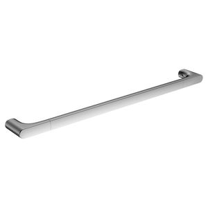1-bar towel rack / wall-mounted / metal