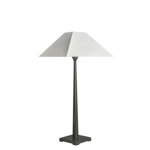 table lamp / traditional / cotton / white