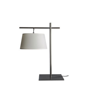desk lamp / contemporary / brass / cotton