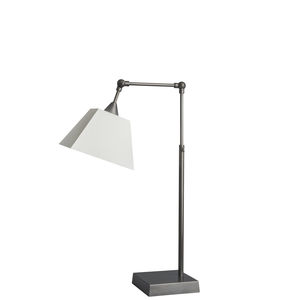 desk lamp / contemporary / brass / cotton