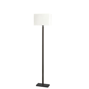 floor-standing lamp / traditional / brass / cotton