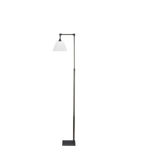 floor-standing lamp / traditional / brass / cotton