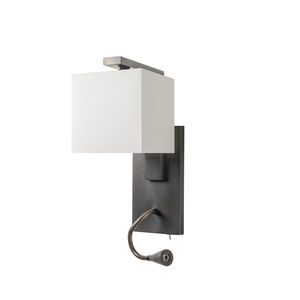 contemporary wall light / brass / cotton / LED