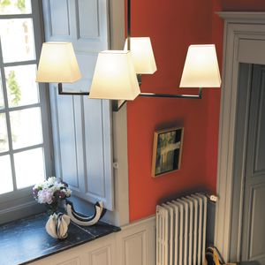 traditional chandelier / brass / cotton / incandescent