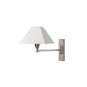 contemporary wall light / bathroom / brass / cotton